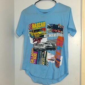 Blue nascar shirt